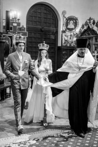 ceremonie de mariage avec le prêtre 