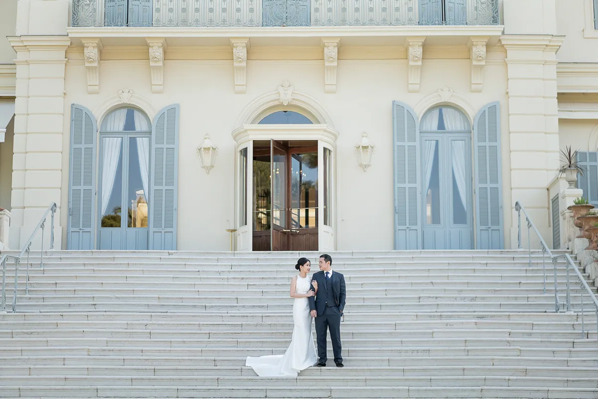 De la Thaïlande à la Côte d’Azur Demande en mariage à l’hôtel du Cap Eden Roc à Antibes - Photographe Loic Bisoli