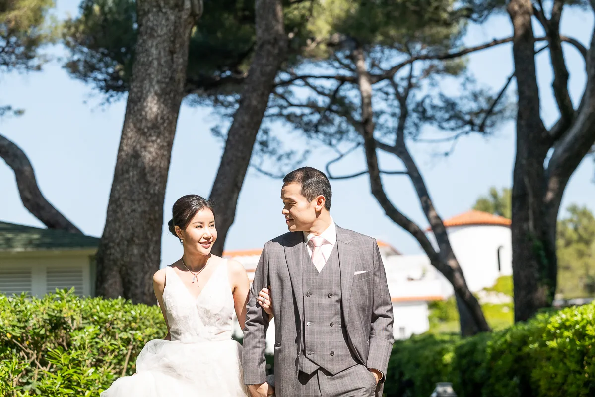 De la Thaïlande à la Côte d’Azur Demande en mariage à l’hôtel du Cap Eden Roc à Antibes - Photographe Loic Bisoli